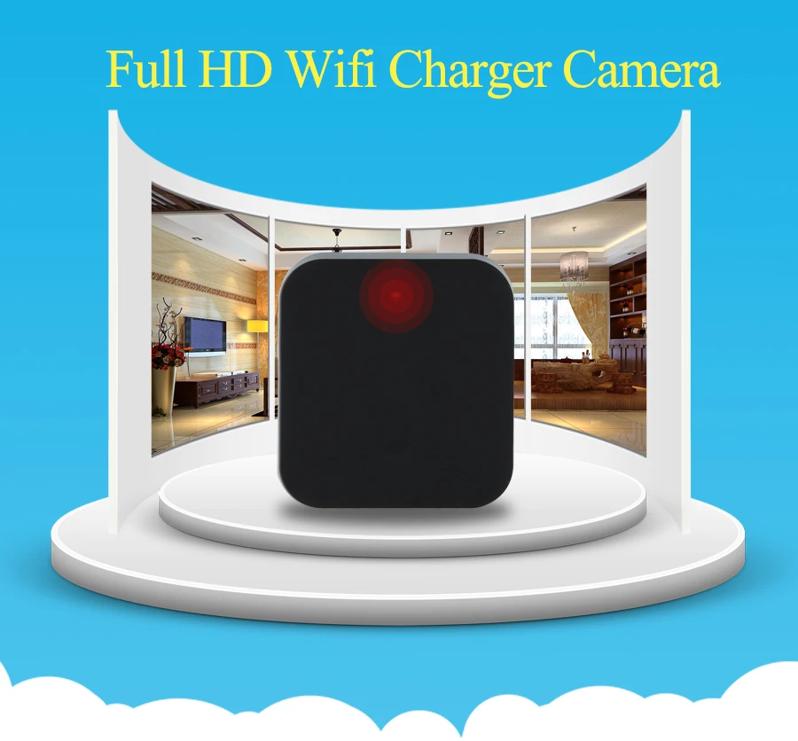 AC adapter camera wifi IP Wireless USB 1080p night vision cam power charger small Surveillance Camera video recorder