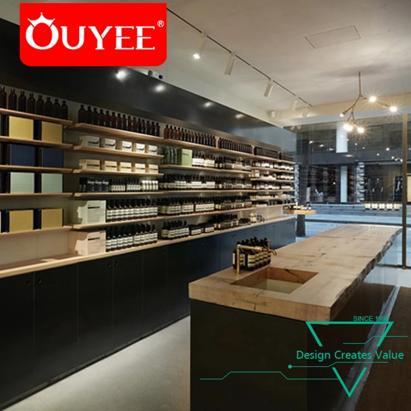 Retail Small Wooden Showcase Stands Shop Fittings Guangzhou Pharmacy Furniture Medical Store Counter Design View Medical Store Counter Design Ouyee