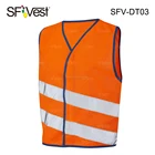 Wholesale Hi Vis Safety Reflective Fluorescent Clothing Blue Tipping Children Or Adult Size Vest