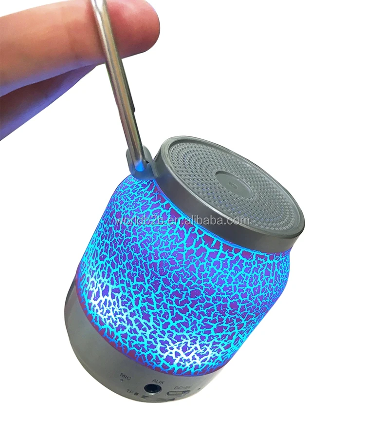 New Portable Mini Wireless Speaker with Colorful LED Light Super Bass Sound - ANKUX.COM