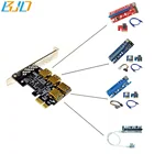 4 Port USB3.0 Slots adapter Card PCI-E 1X External 1x- 16x PCIE 1 to 4 USB 3.0 Express Riser Card