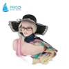 Color female model head European and American explosions Shoulder mannequin head