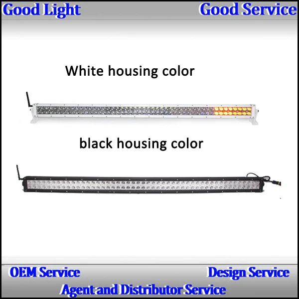 288w 50 inch RGB led light bar for police