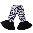 2020 New Toddler Infant Kids Girl Baby Leggings Stretchy Flare Pants Bell Bottom Trousers Solid Wholesale