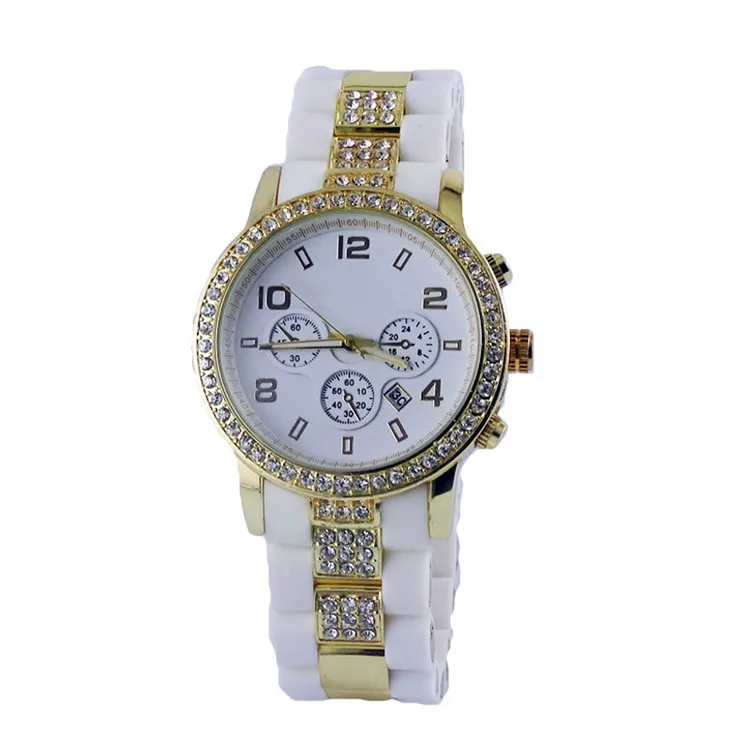 lackingone watch women 4 colors Fashion relogio feminino Silicone Watch Hot Selling quartz-watch Women Rhinestone women watches
