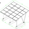 EITAI High Snow Load Aluminum Frame Solar Carports Car Parking Shade Structure Double Car Garage