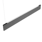 Black led linear pendant square office light suspension Aluminum Lamp