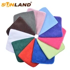 Reactive plush printing microfiber towel print polishing