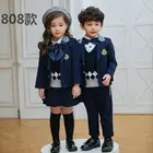 Custom Color And Logo SIzes Chinese Primary School Uniform Designs, Kids School Uniforms