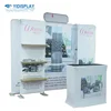 10 x 10ft 100% Polyester Fabric Stand Portable Style For Exhibition Booths Trade Show Fairs Displays