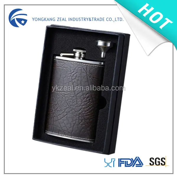 zeal jagermeister stainless steel hip flask gift set hfs4008