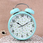 wholesale metal multi color twin bell alarm clock quartz movement, Double bell alarm quartz movement clock