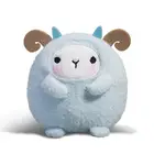Custom Anime Plush Doll Gift Plush Animal Baby Doll Fat White Plush Sheep Set Cute Plush Lamb in Different Size