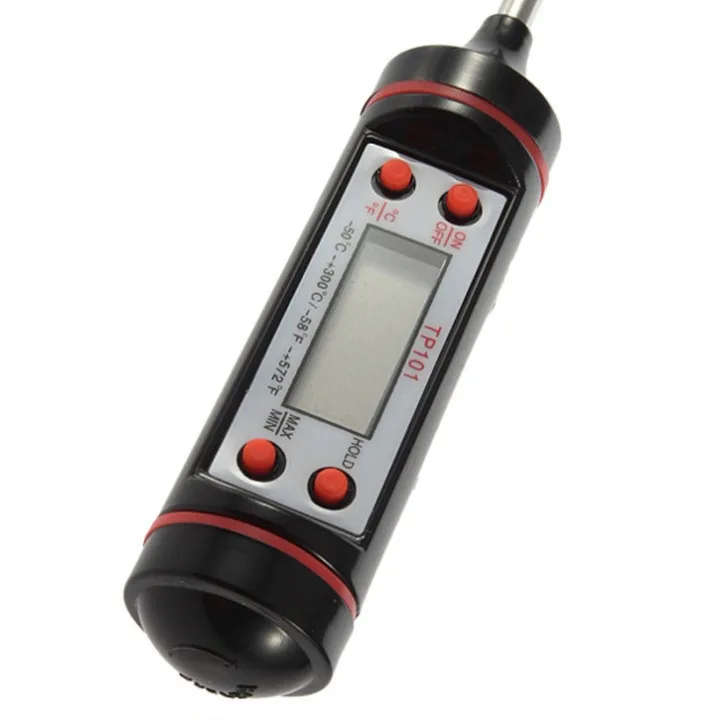 Best Selling Digital Cooking Thermometer Food Probe Meat Kitchen BBQ Selectable Sensor Gauge Heat Indicator free shipping