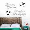 new design warm quote read me a story home decal wall sticker removable wedding gift living room decor 3d wallpaper