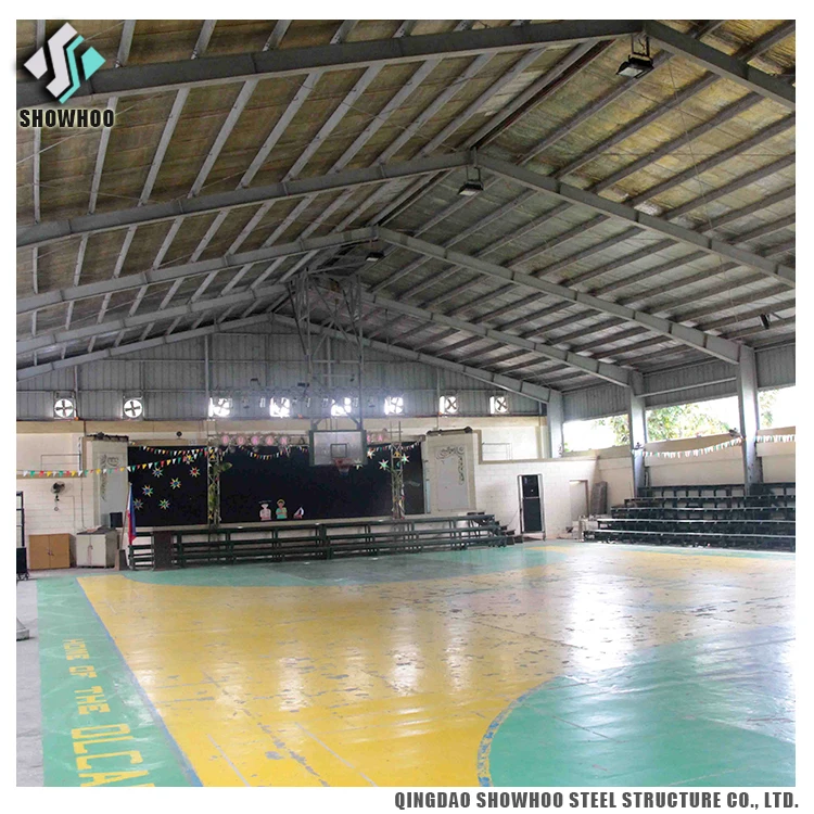 Prefabricated Insulated Building Steel Structure Gym Design