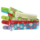 Baby Care Dummy Soother Ribbon Chain Pacifier Holder Clip