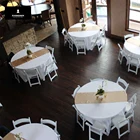 Folded Wood Dining Tables Round Wood Dining Tables For Hotel