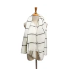 High Quality Cashmere Winter Plaid Scarf Pashmina Shawl