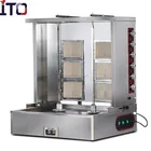 6burners gas shawarma machine for sale in zambia