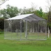 Large Pet Dog Run House Kennel Shade Cage / Welded Panel Dog Kennel Run Kit
