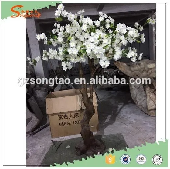 artificial indoor cherry blossom tree for wedding decoration