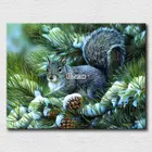 Art printing squirrel painting animal pictures