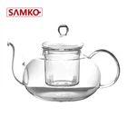 glass tea pot handmade teapot borosilicate glass
