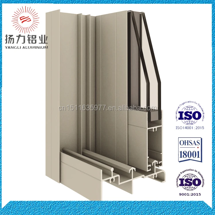 Morocco Customized Commercial 6063 T5 Aluminium Window Section