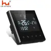 HY03WE-4 7days Touch Screen Programmable Floor Heating Thermostat best digital thermometers