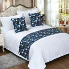 Hotel Bedding Set Decorative Bed Runner And Cushion Set