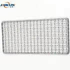 food grade stainless steel welding cross wire rectangle bbq grill net rack durable and easy to clean