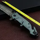 8.6 Inch folding knife Surface Black coating hunting outdoor knife tactical survival knife