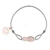Handmade Unique Design Stainless Steel Jewelry Inspiration Girls Rope Cord Brand Tags Friendship Charm Pineapple Bracelet