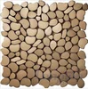 Polished Brushed Copper Metal ceramic wall Mosaic Tile porcelain floor tile