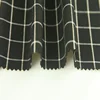 Wholesale black white plaid Spandex fabric for pants