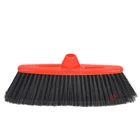 Wooden Stick Plastic Broom Soft Broom Plastic Brush With Wooden Stick Broom Head