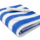 Blue/white 0.9 X5M Balcony Porch shade sail Striped privacy screen net fence