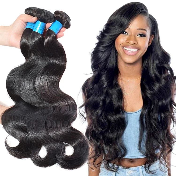 Best Selling Darling Short Grey Human Hair Weave With Long Natural