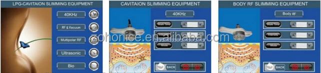 body slimming liposuction RF Laser cavitation Vacumm Polar