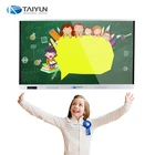 50 55 65 75 86 IR touch LED interactive touch screen display monitor for education