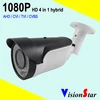 CCTV security 1080p AHD / CVI / TVI / CVBS camera 4 in 1 outdoor using