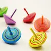 high quality wooden Finger Gyro kids multi color Spinning Toys promotion gift