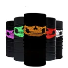 printed cotton colorful headwear skull bandana magic scarf