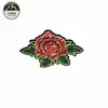 Romantic Red Fresh Rose Sequin Patch With Handmade Beautiful Applique Ladies'' Dress Flower Patches