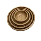 organic bamboo plate, oval serving wood dish wholesale round