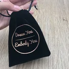 custom drawstring gift jewelry packaging velvet pouch