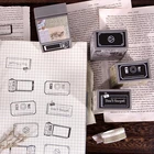 Graphic Customization Stamp Self-inking Memoirs Theme-Handheld Stamp for Kids with Self-inking Pocket Rubber Stamp