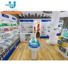 Retail Pharmacy Store Display Fixture Medicine Product Display Solution Medical Shop Display Furniture