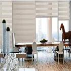 Double Layer Zebra Blinds Curtain Valances zebra blinds malaysia